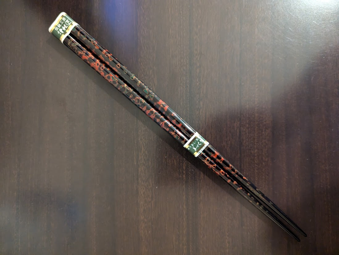 津軽塗・本漆天然木てづくりお箸